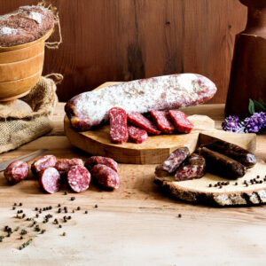 salame aquilano maiale nero d'abruzzo